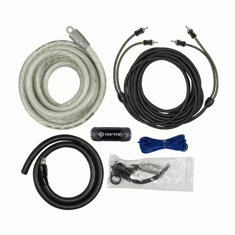 R5A01 | 3800W 1/0 AWG Amp Kit with RCA Cable - Pro Series